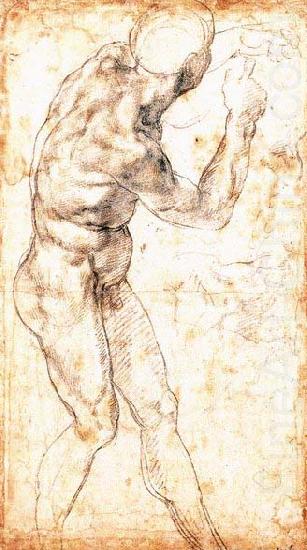 Male Nude, Michelangelo Buonarroti